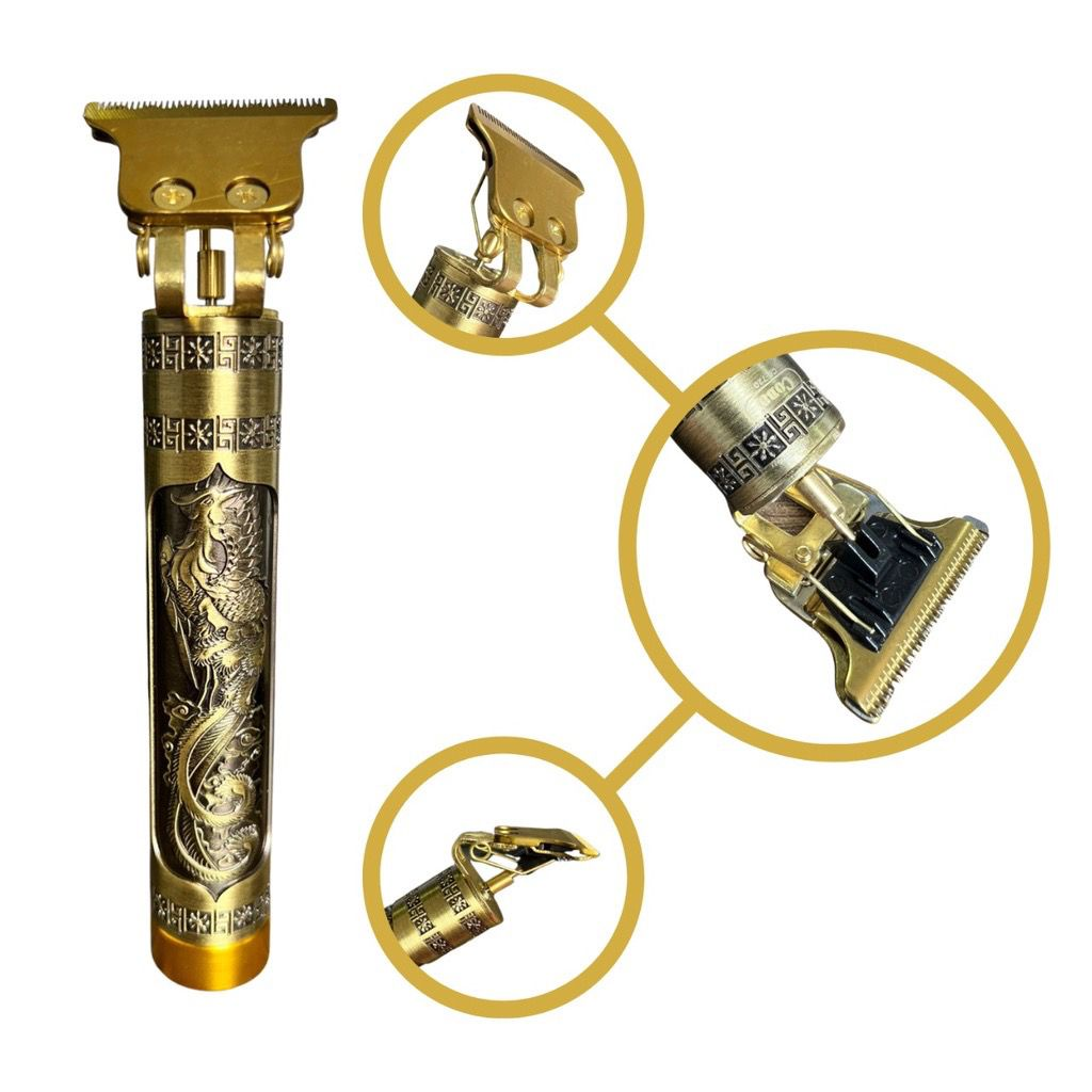 Máquina De Cortar Cabelo Aparelho Barbeador Elétrico Para Fazer Barba Cortador USB Profissional