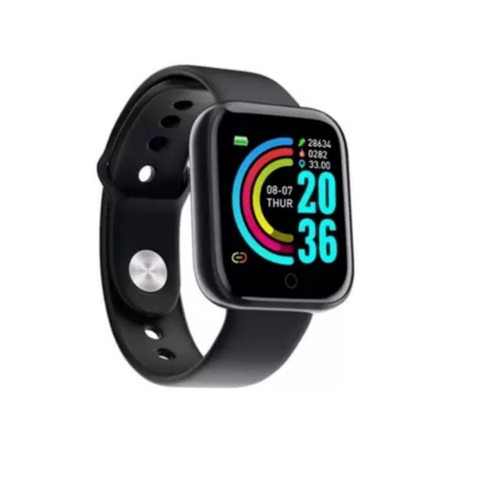 Smartwatch D20 - Relógio Inteligente y68 Esportivo Bluetooth Android/iOS - Com foto Na Tela