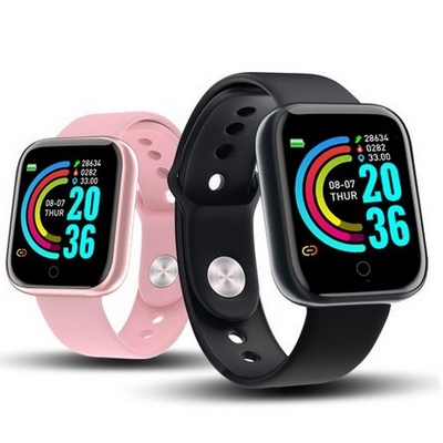Smartwatch D20 - Relógio Inteligente y68 Esportivo Bluetooth Android/iOS - Com foto Na Tela