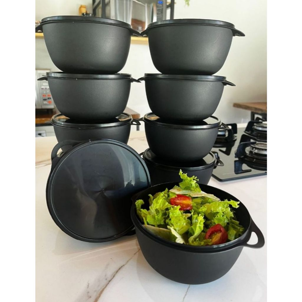 Kit Potes Plásticos 10 unidades BOWL