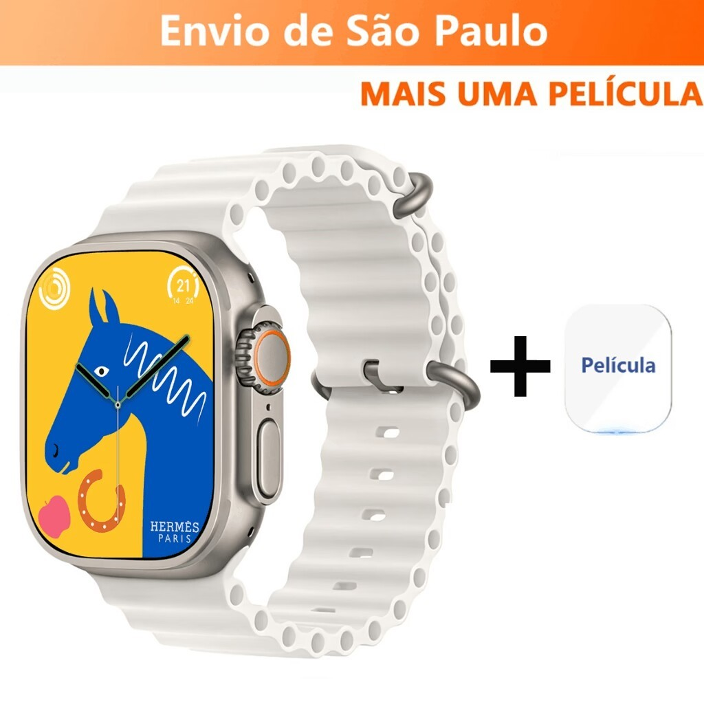T900 Ultra Smart Watch Series Bluetooth Call IP67 À Prova D'água 49mm 2.09 Polegadas Tela Grande Smartwatch T800