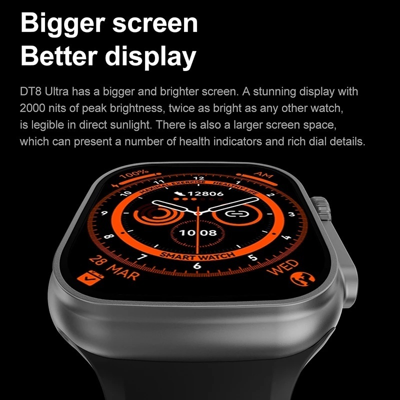 T900 Ultra Smart Watch Series Bluetooth Call IP67 À Prova D'água 49mm 2.09 Polegadas Tela Grande Smartwatch T800