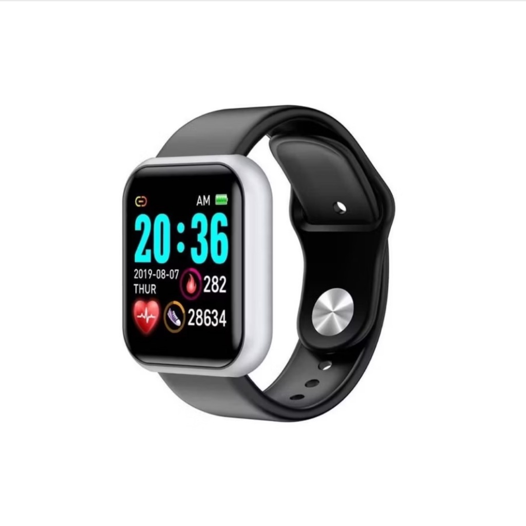 Smartwatch D20 - Relógio Inteligente y68 Esportivo Bluetooth Android/iOS - Com foto Na Tela
