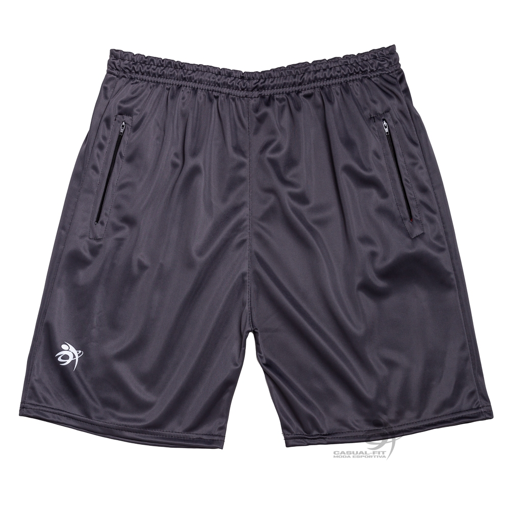 KIT 2 SHORTS (DRY-FIT) BERMUDA COM ZIPER NO BOLSO