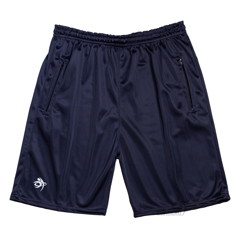 KIT 2 SHORTS (DRY-FIT) BERMUDA COM ZIPER NO BOLSO