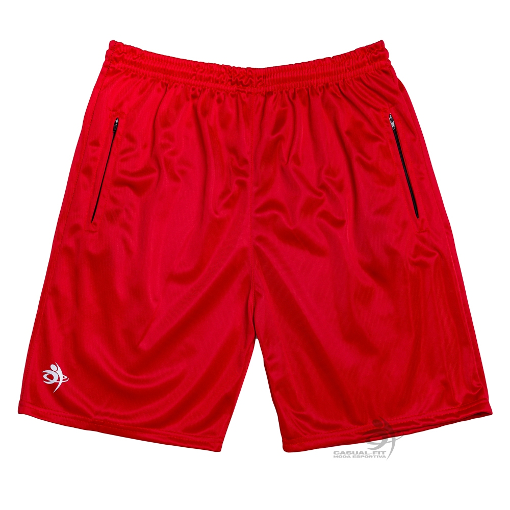 KIT 2 SHORTS (DRY-FIT) BERMUDA COM ZIPER NO BOLSO