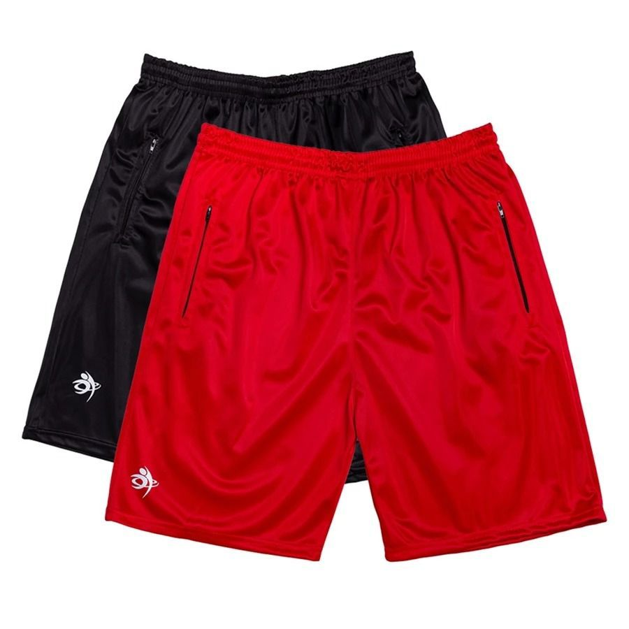 KIT 2 SHORTS (DRY-FIT) BERMUDA COM ZIPER NO BOLSO