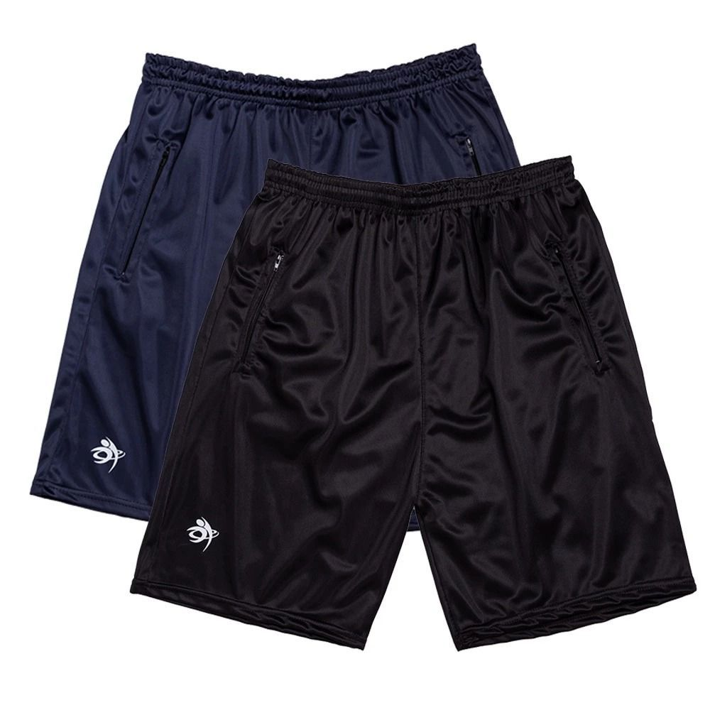 KIT 2 SHORTS (DRY-FIT) BERMUDA COM ZIPER NO BOLSO