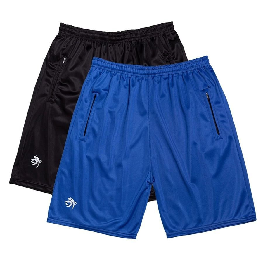 KIT 2 SHORTS (DRY-FIT) BERMUDA COM ZIPER NO BOLSO