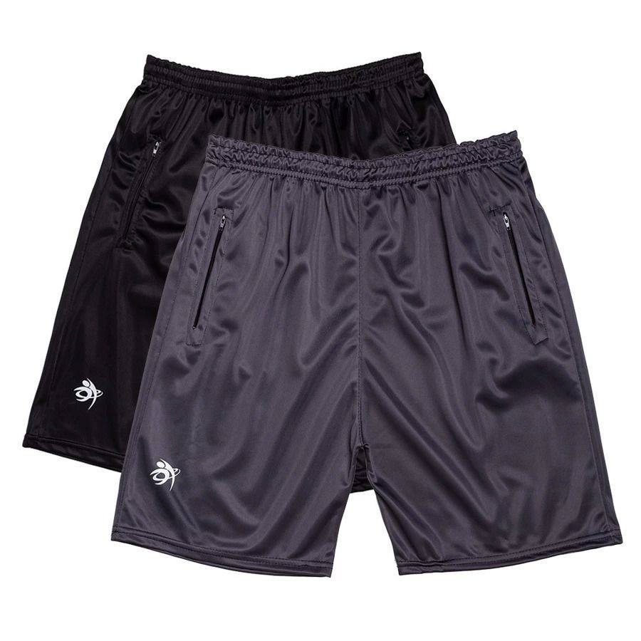 KIT 2 SHORTS (DRY-FIT) BERMUDA COM ZIPER NO BOLSO