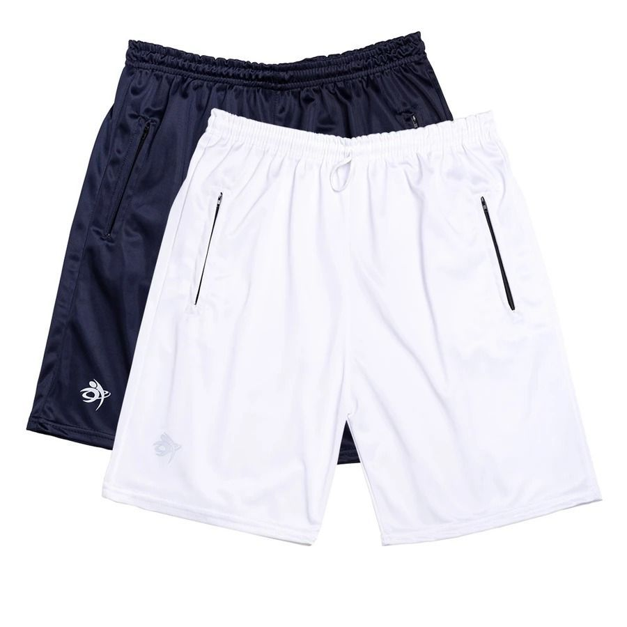 KIT 2 SHORTS (DRY-FIT) BERMUDA COM ZIPER NO BOLSO
