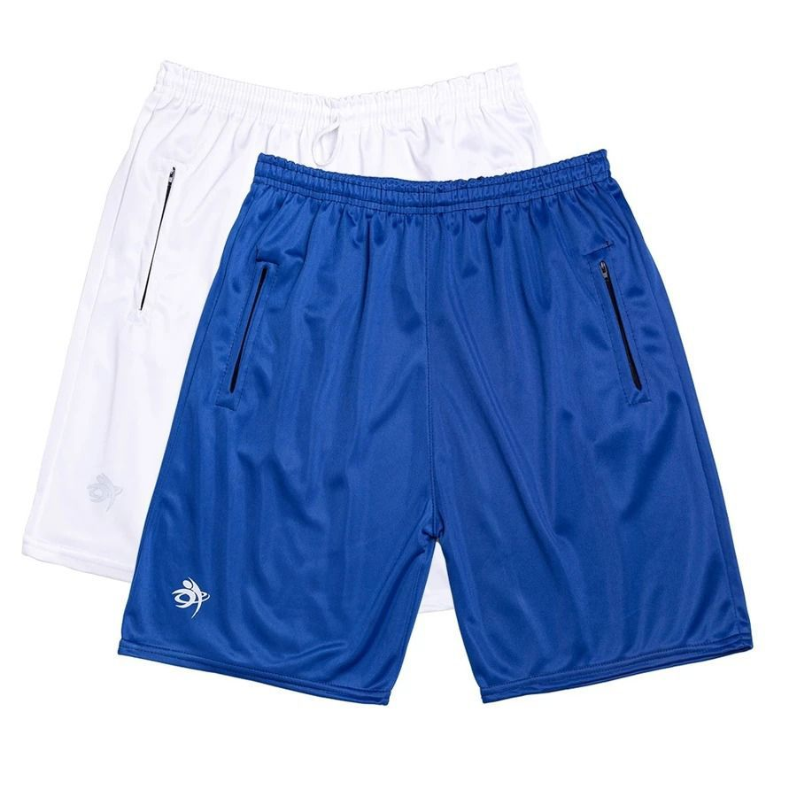 KIT 2 SHORTS (DRY-FIT) BERMUDA COM ZIPER NO BOLSO