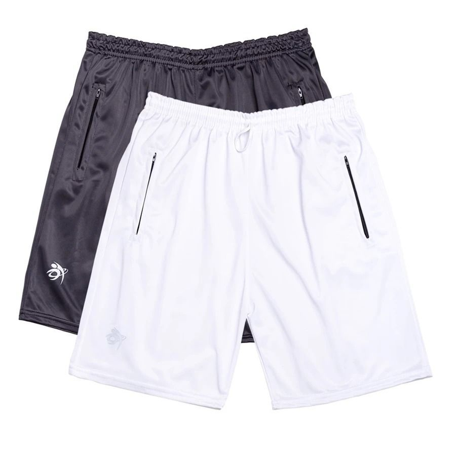 KIT 2 SHORTS (DRY-FIT) BERMUDA COM ZIPER NO BOLSO