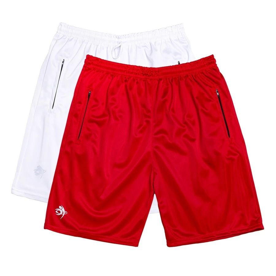 KIT 2 SHORTS (DRY-FIT) BERMUDA COM ZIPER NO BOLSO