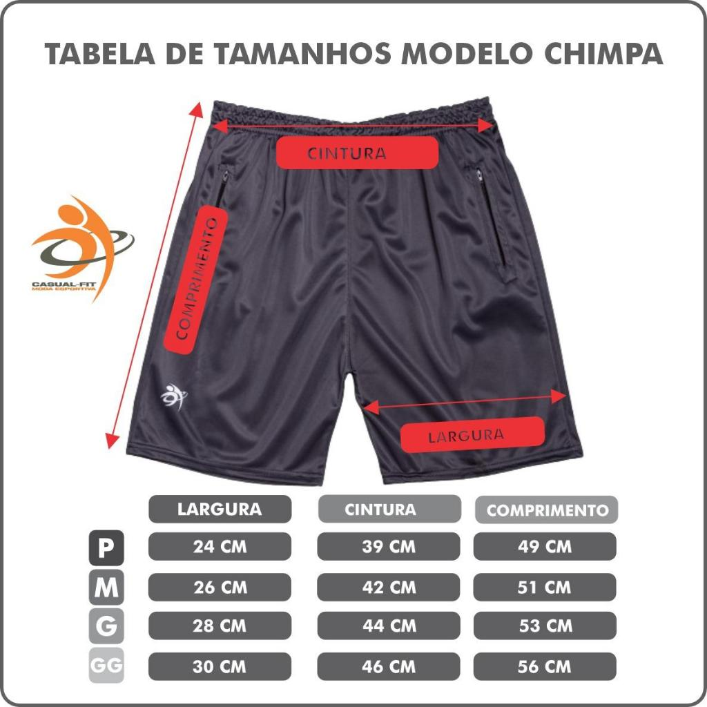 KIT 2 SHORTS (DRY-FIT) BERMUDA COM ZIPER NO BOLSO