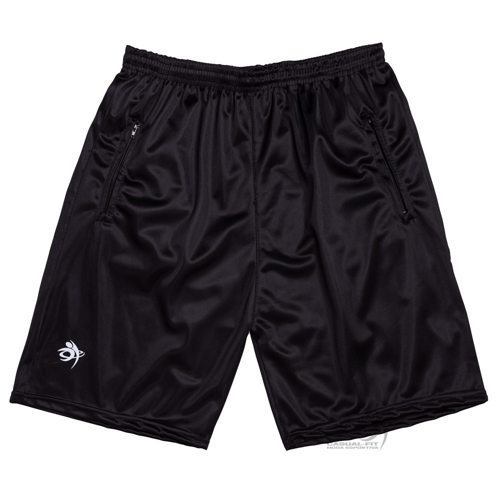 KIT 2 SHORTS (DRY-FIT) BERMUDA COM ZIPER NO BOLSO