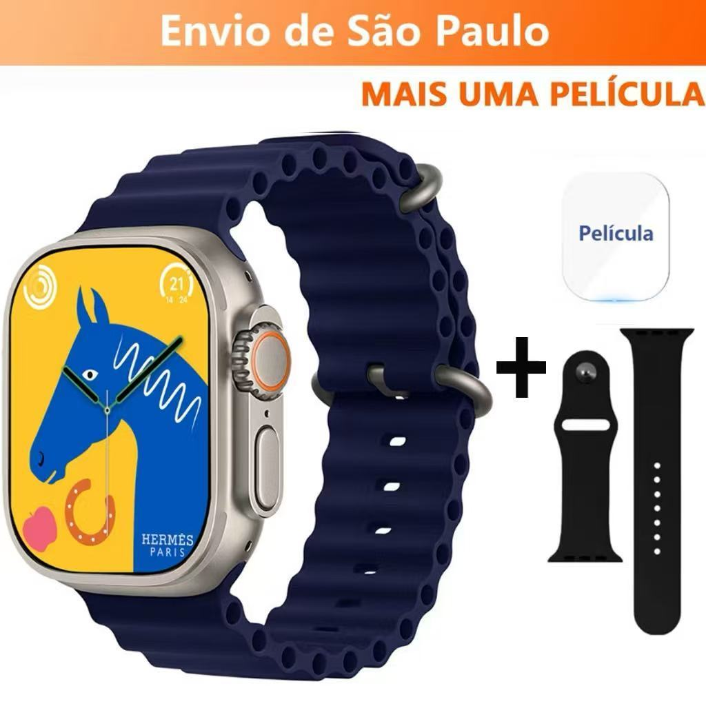 T900 Ultra Smart Watch Series Bluetooth Call IP67 À Prova D'água 49mm 2.09 Polegadas Tela Grande Smartwatch T800