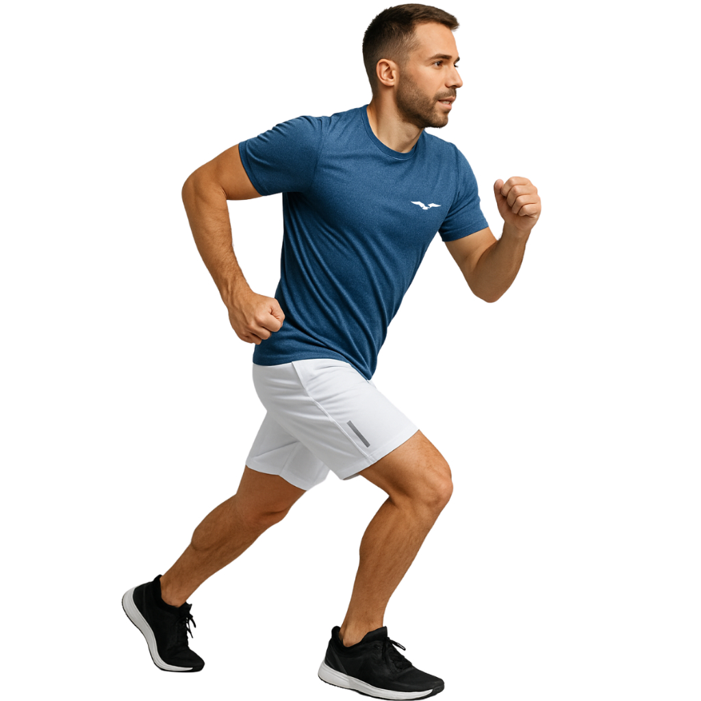 Bermuda Esportiva Com Refletivo Masculina Short Para Corridas e Academia