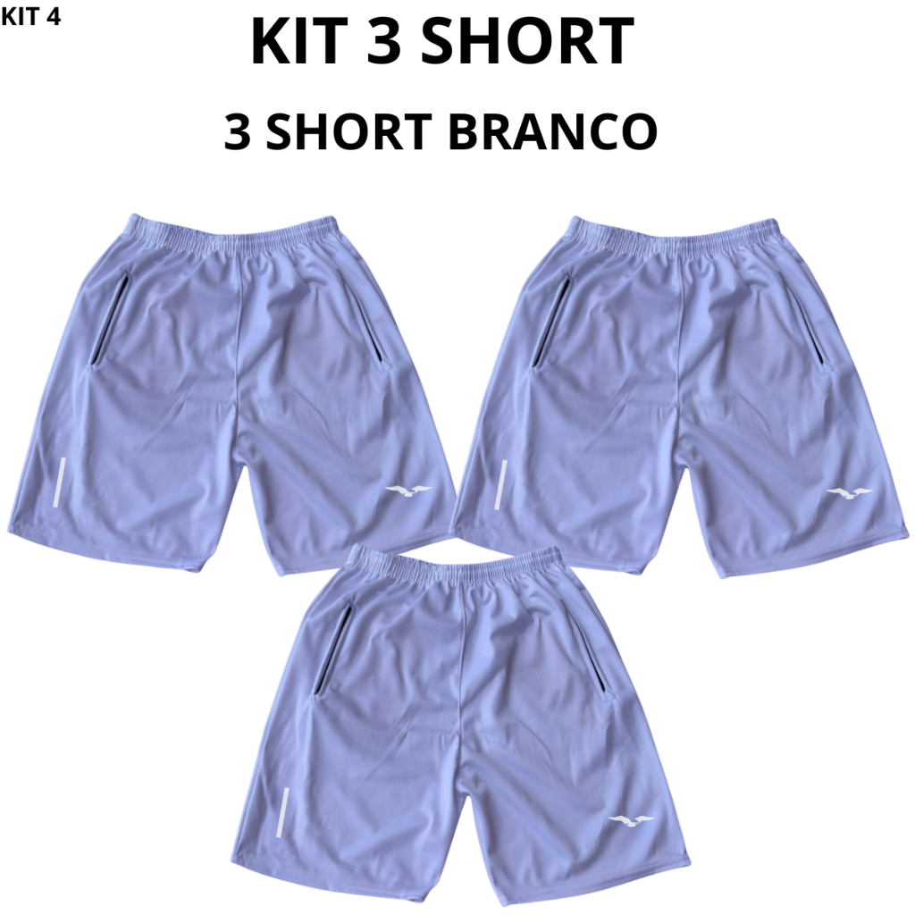 Bermuda Esportiva Com Refletivo Masculina Short Para Corridas e Academia