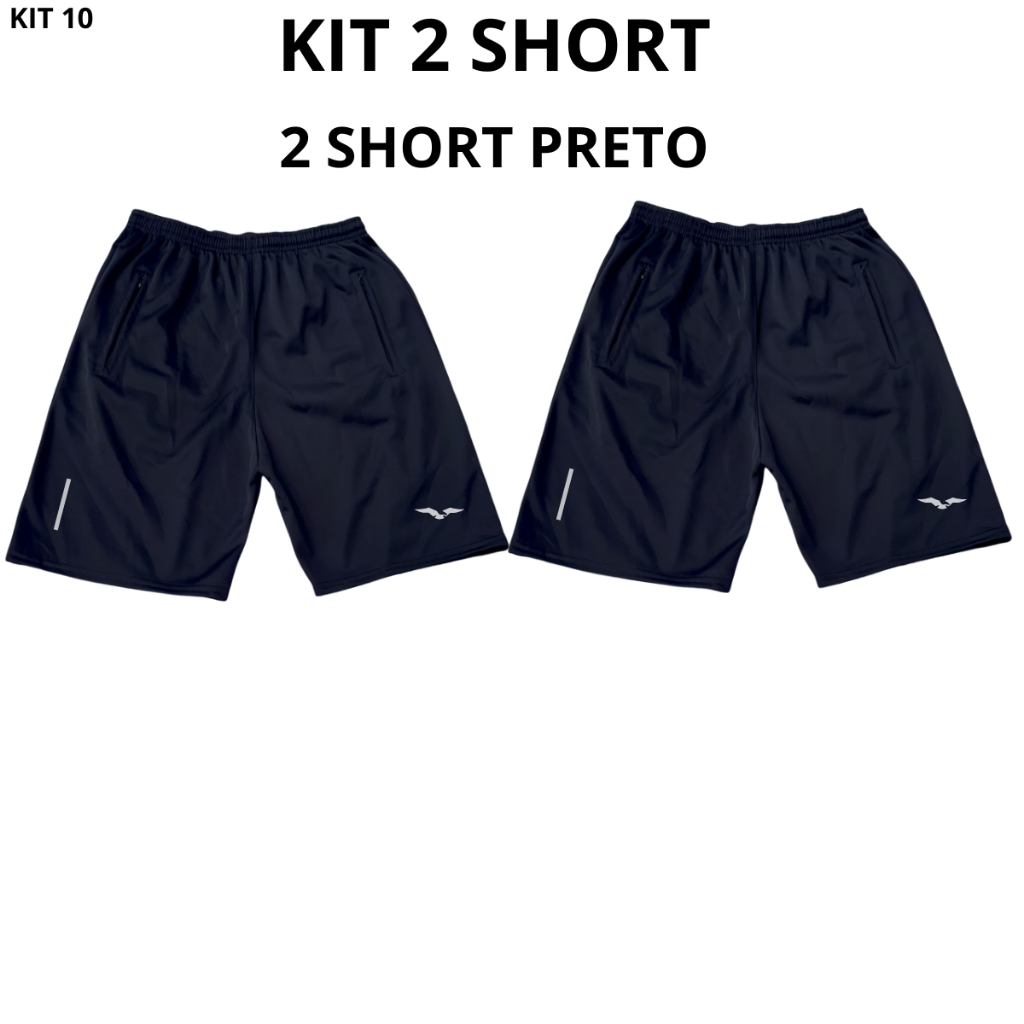 Bermuda Esportiva Com Refletivo Masculina Short Para Corridas e Academia