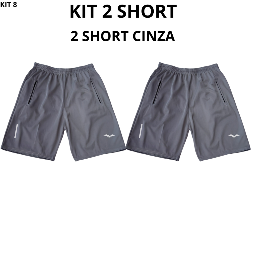 Bermuda Esportiva Com Refletivo Masculina Short Para Corridas e Academia