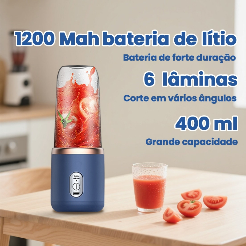 AICOOL Espremedor elétrico espremedor portátil de frutas espremedor de laranja mini liquidificador