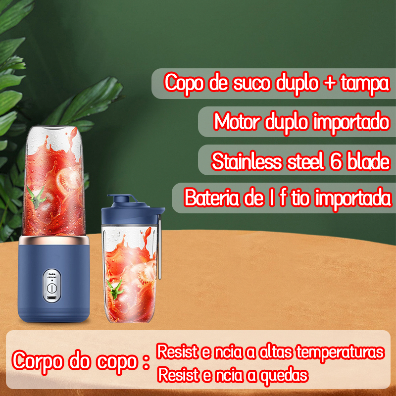 AICOOL Espremedor elétrico espremedor portátil de frutas espremedor de laranja mini liquidificador