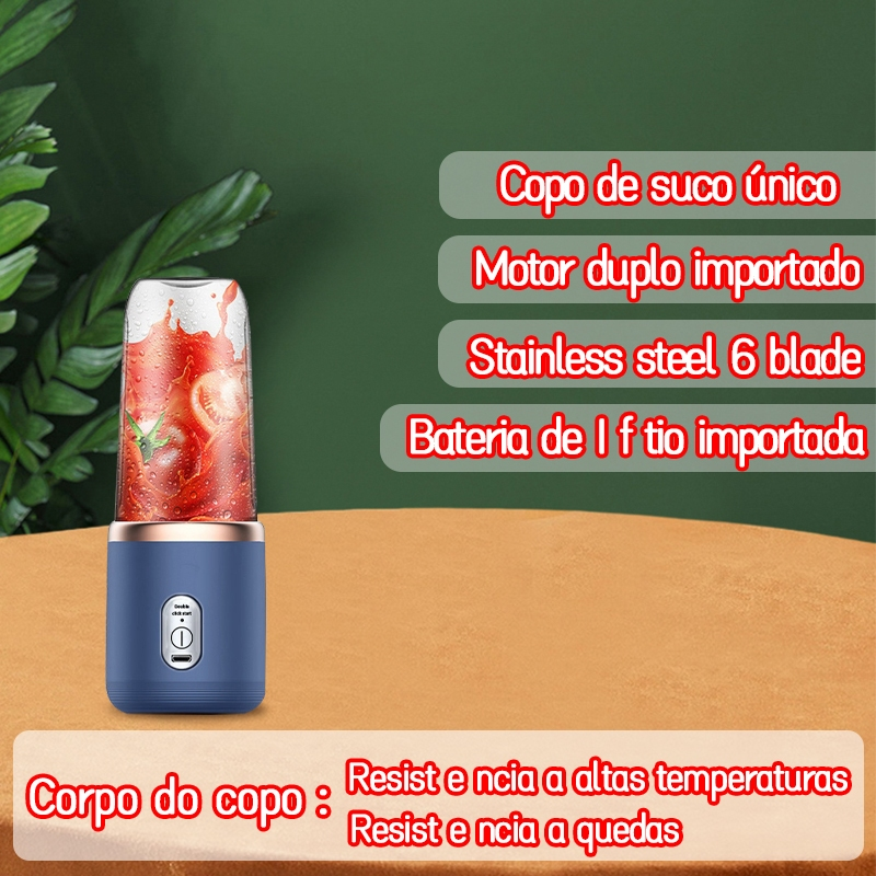 AICOOL Espremedor elétrico espremedor portátil de frutas espremedor de laranja mini liquidificador