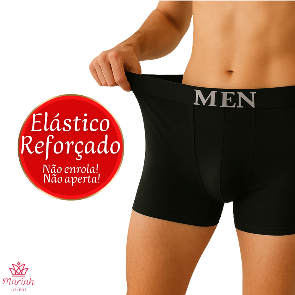 Kit Até 12 Cuecas Boxer Adulto Box Microfibra Premium - Cores Aleatórias