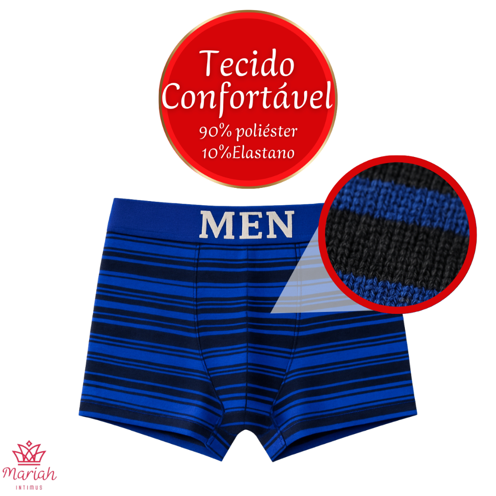 Kit Até 12 Cuecas Boxer Adulto Box Microfibra Premium - Cores Aleatórias