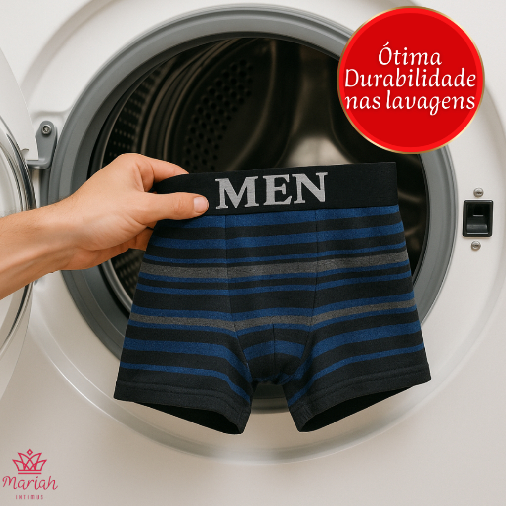Kit Até 12 Cuecas Boxer Adulto Box Microfibra Premium - Cores Aleatórias