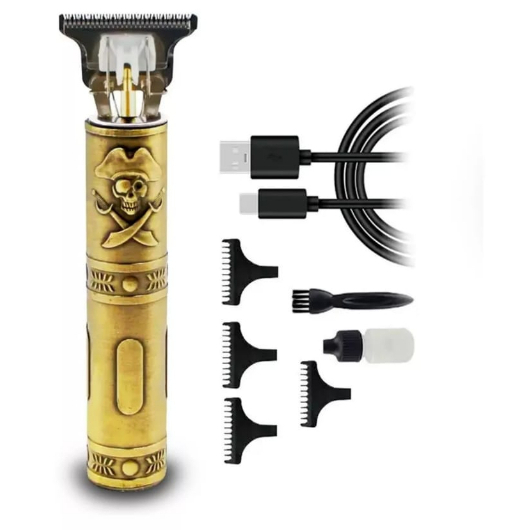 Máquina De Cortar Cabelo Aparelho Barbeador Elétrico Para Fazer Barba Cortador USB Profissional