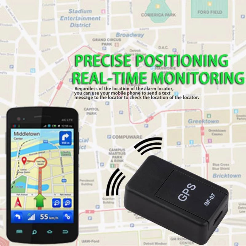Rastreador GPS Para Carro , Mini , Rastreamento Magnético Inteligente E Localizador Com Gravador De Voz Veículos , Crian