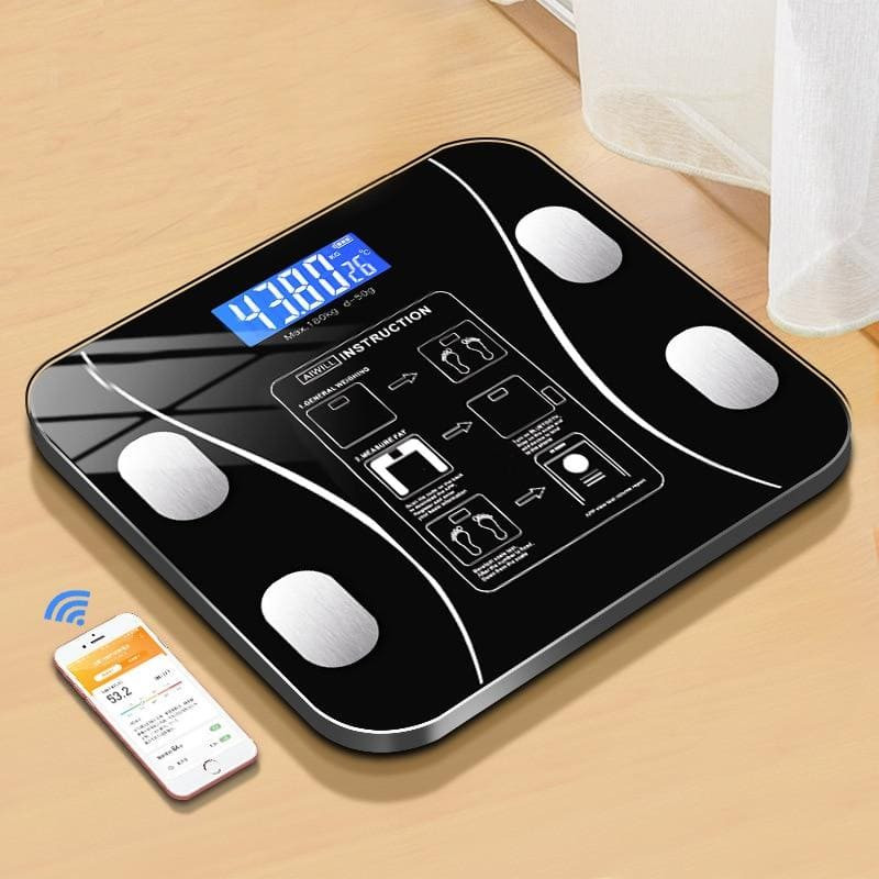 Balança Digital Com Aplicativo Medidora Corporal Bioimpedância até 180kg