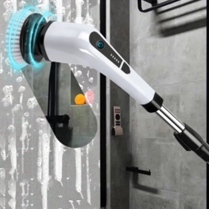Esfregão Elétrico 9 in 1 Sem fio Escova De Limpeza Pesada Multiuso 360 Recarregável Envio Imediato