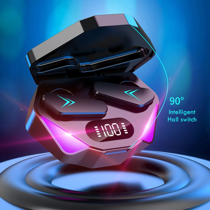 X15 Pro TWS Bluetooth Earbuds Stereo Surround Gaming Microfone Com Cancelamento De Ruído Sem Atraso